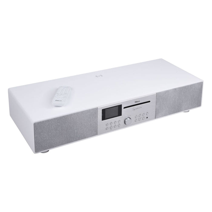Block Audio Design Radio Symphonie weiß USB CD WLAN Bluetooth DAB UKW