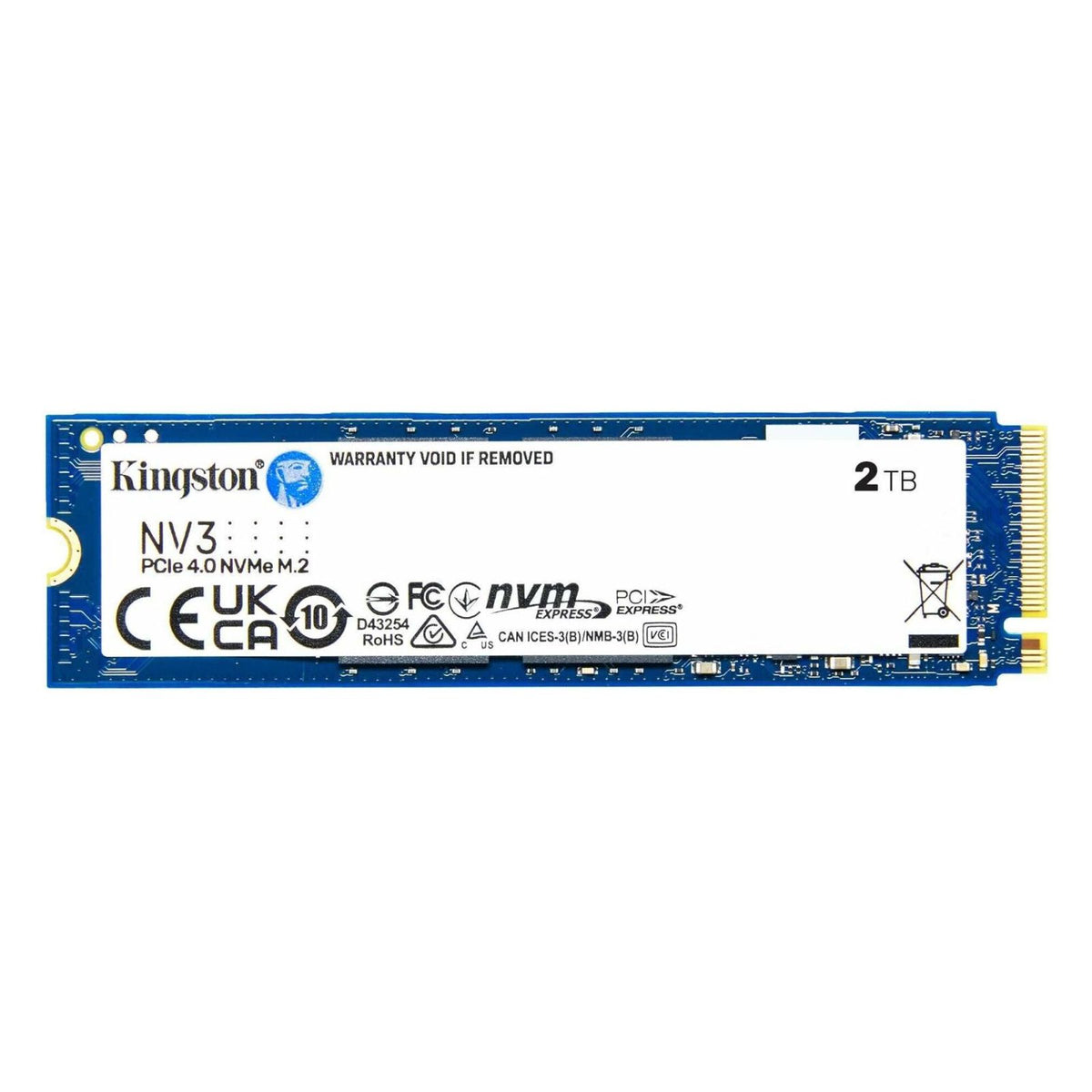 Produktbild interne SSD - Kingston NV3 int. M.2 NVMe SSD 2TB
