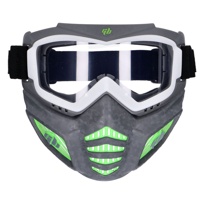 Gel Blaster Elite Gesichtsmaske  Leuchtend Abnehmbare Schutzbrillen