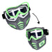 Gel Blaster Elite Gesichtsmaske  Leuchtend Abnehmbare Schutzbrillen