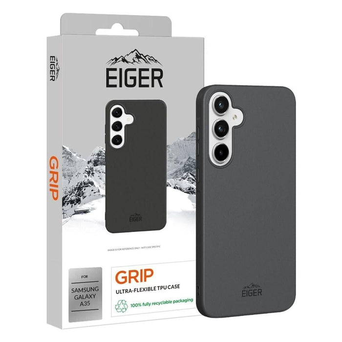 Eiger Grip Samsung Galaxy A35 Silicon Case schwarz