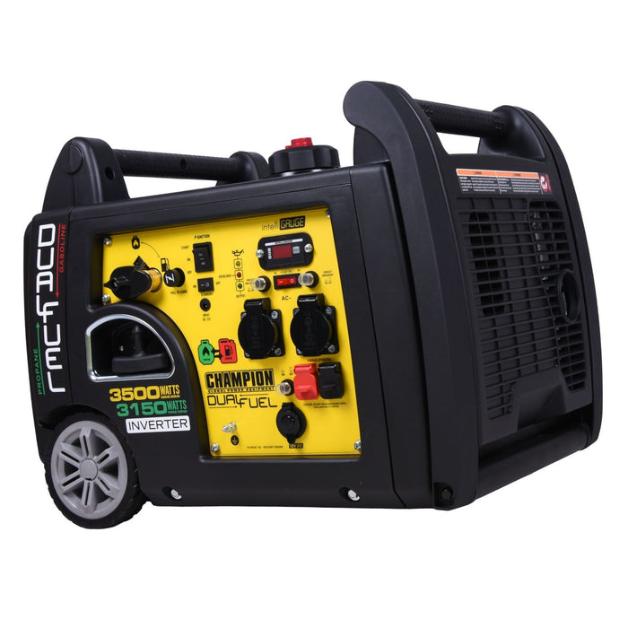 Champion 3500 Watt Dual Fuel LPG/Benzin-Generator