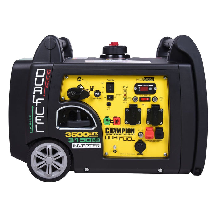 Champion 3500 Watt Dual Fuel LPG/Benzin-Generator