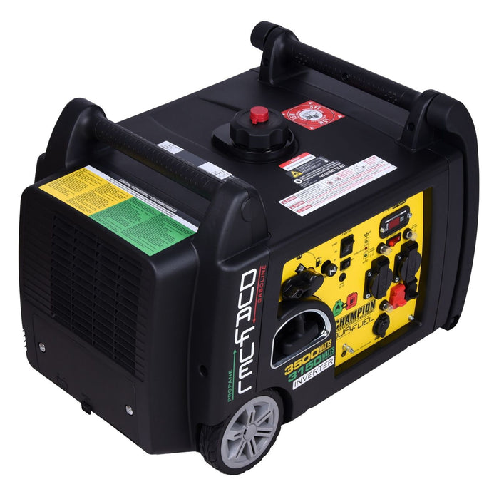 Champion 3500 Watt Dual Fuel LPG/Benzin-Generator