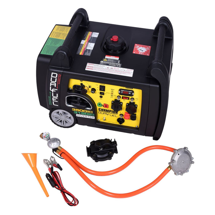 Champion 3500 Watt Dual Fuel LPG/Benzin-Generator