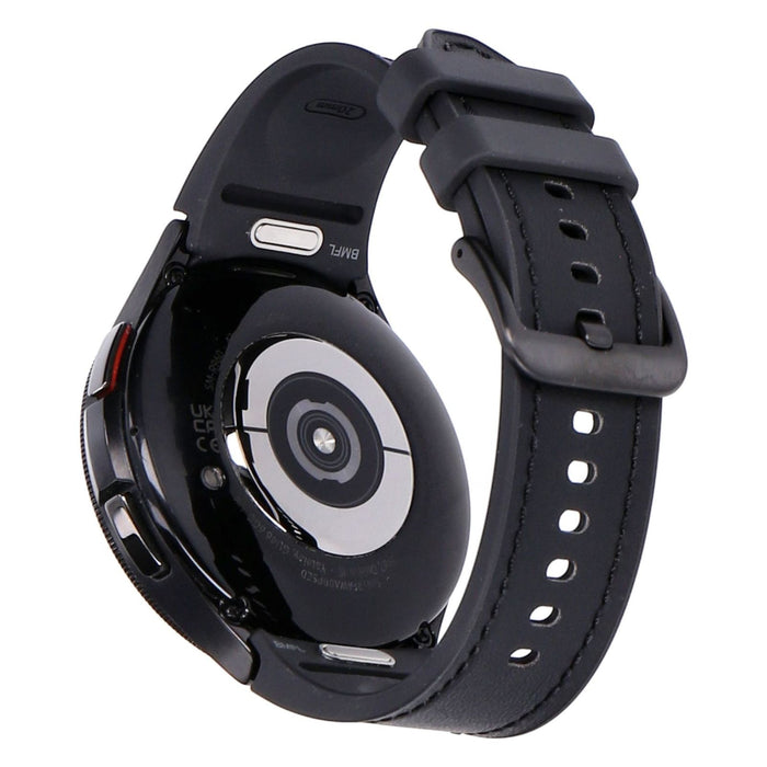 Samsung Galaxy Watch 6 Classic WiFI 47mm Black Edelstahlgehäuse Kunstlederarmband Schwarz