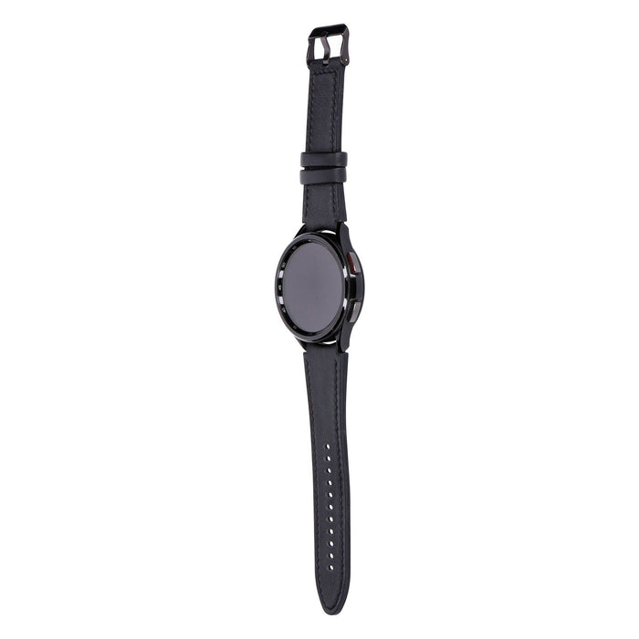 Samsung Galaxy Watch 6 Classic WiFI 47mm Black Edelstahlgehäuse Kunstlederarmband Schwarz