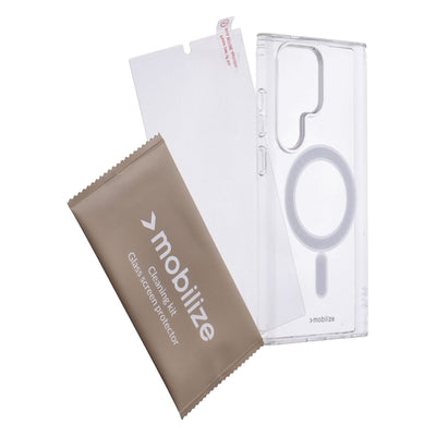 Protection Pack Screen Protector & MagSafe Clear Case für Samsung Galaxy S24 Ultra