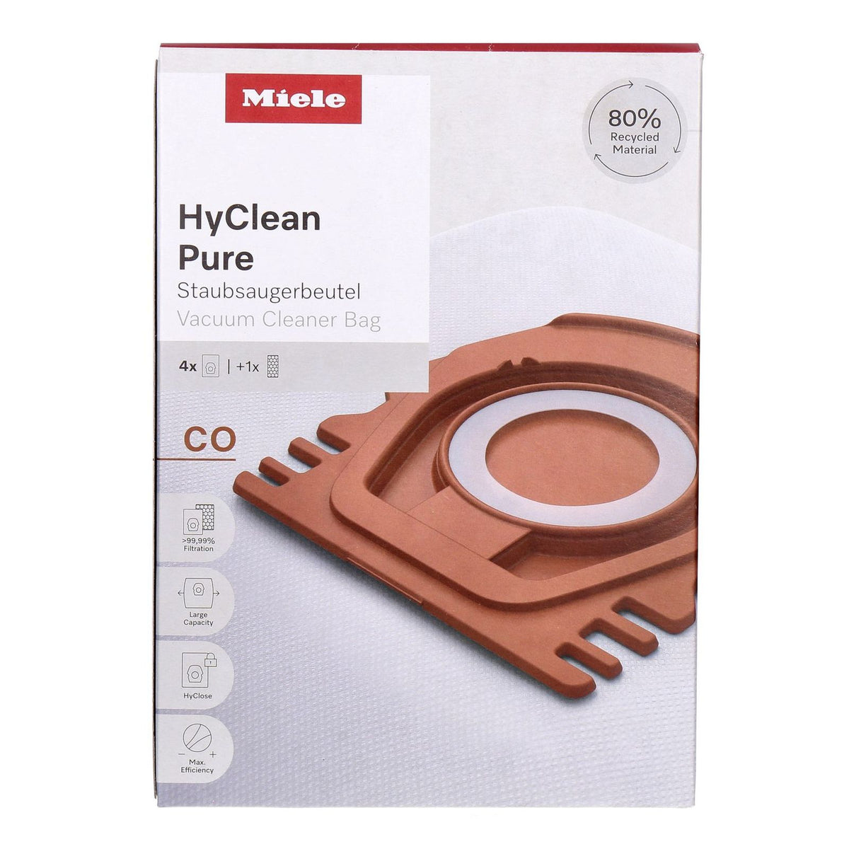 Produktbild Staubsaugerbeutel - Miele HyClean Pure CO Staubbeutel