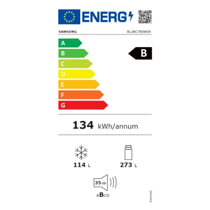 Samsung RL38C7B5BS9 Bespoke Kühlgefrierkombi Edelstahl Look