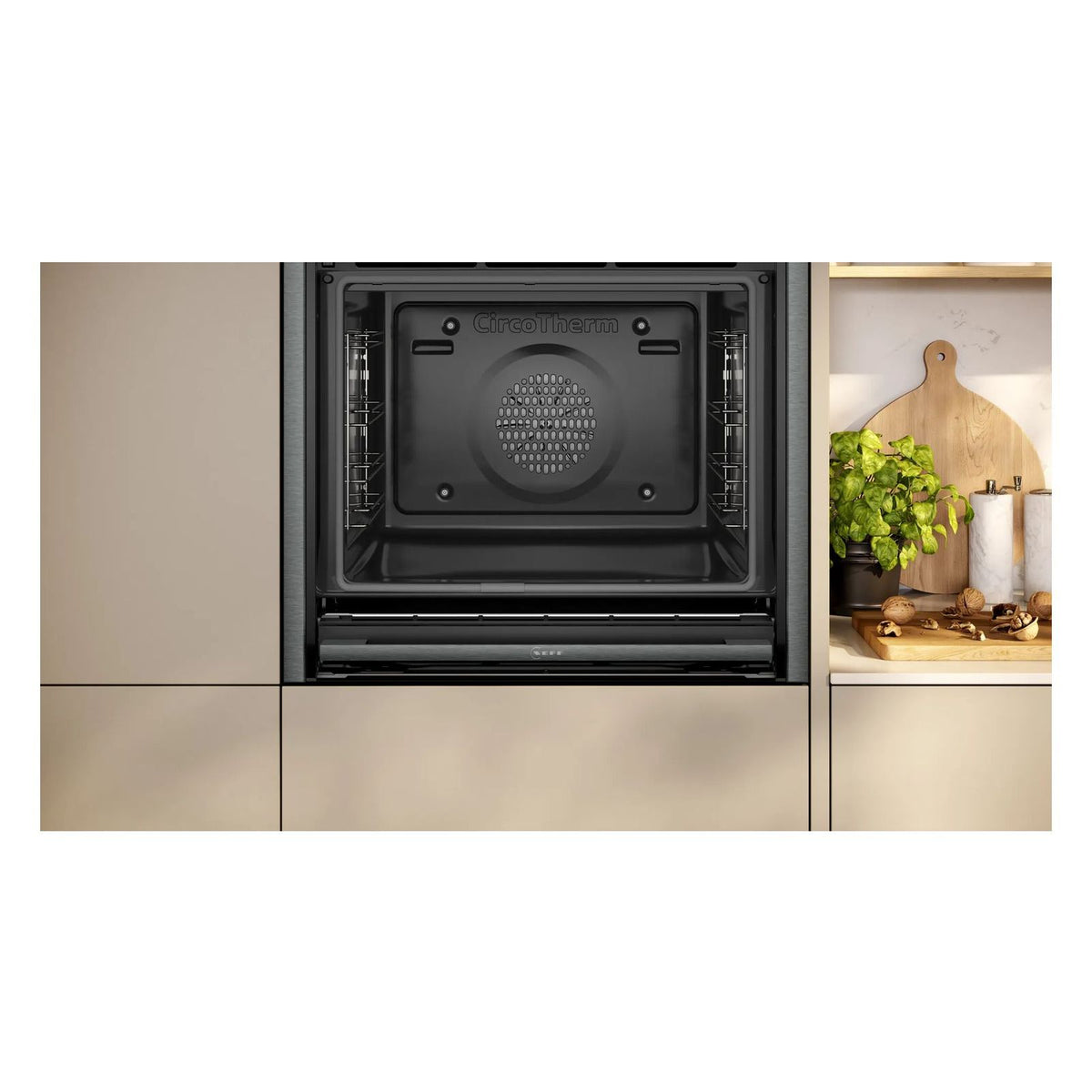 Produktbild Dampfbackofen - NEFF Backofen B64VS71G0 Dampfunterstützung Graphitgrau