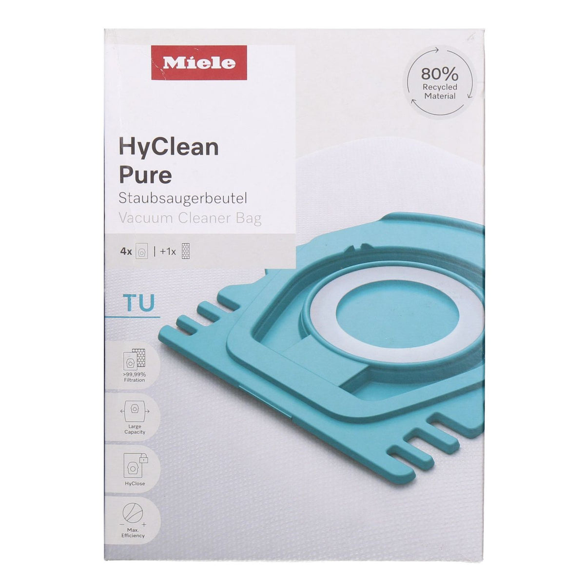 Produktbild Staubsaugerbeutel - Miele Staubsaugerbeutel HyClean Pure TU GuardL1/S1