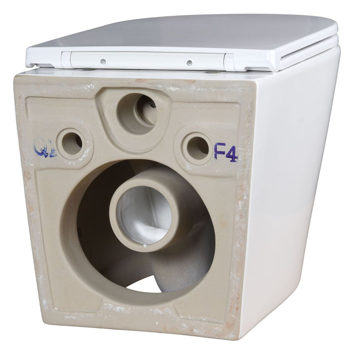 uniDomo BASIC spülrandlos Wand-WC inkl. WC-Sitz Absenkautomatik