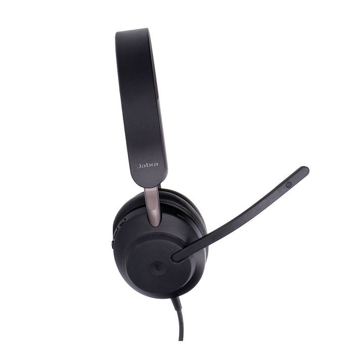 Jabra Evolve2 40 On-Ear PC-Headset USB-A Schwarz