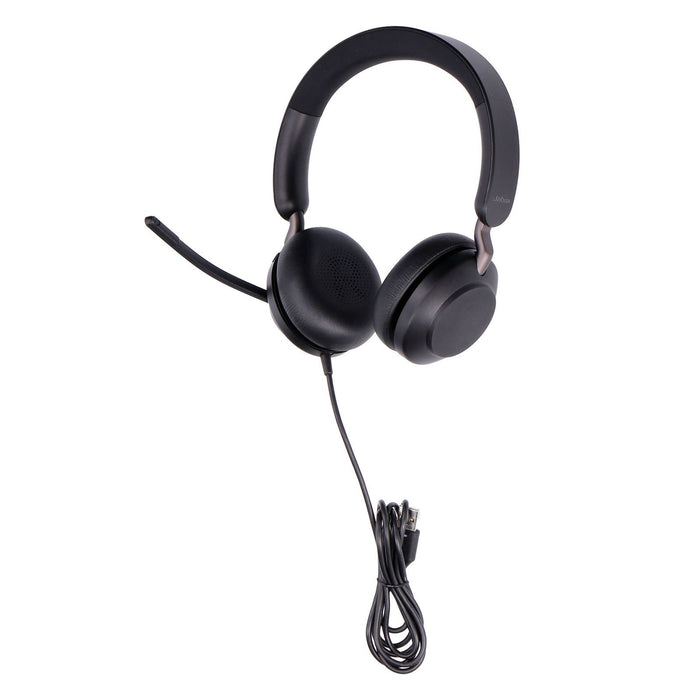 Jabra Evolve2 40 On-Ear PC-Headset USB-A Schwarz