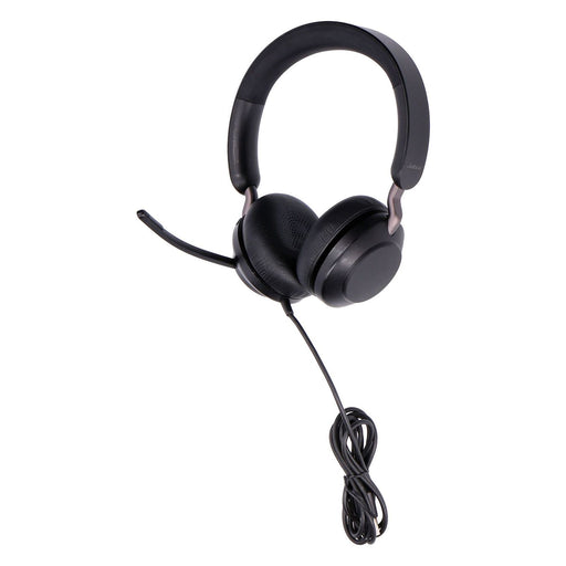 Produktbild PC-Headset - Jabra Evolve2 40 On-Ear PC-Headset USB-A Schwarz