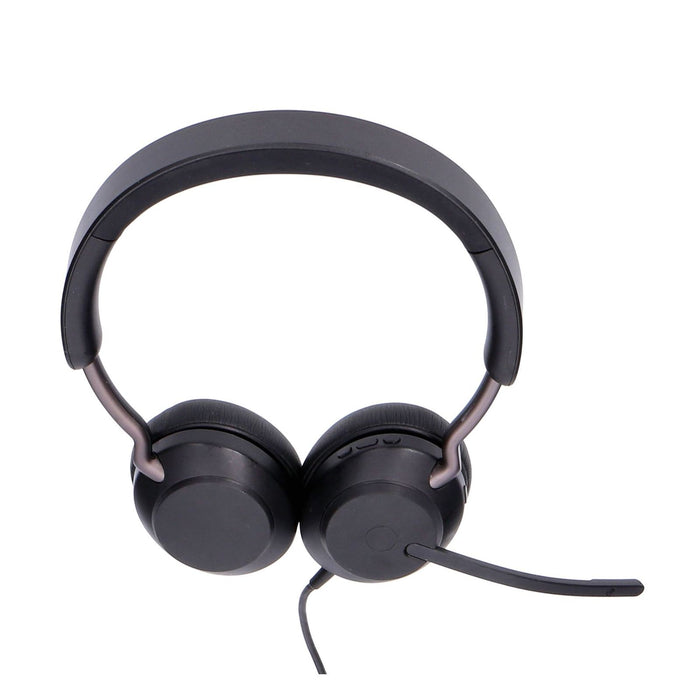Jabra Evolve2 40 On-Ear PC-Headset USB-A Schwarz
