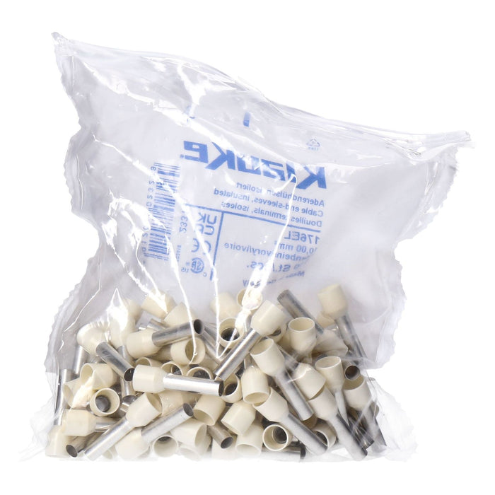 Klauke Aderendhülse 10mm² 176/EL Weiß 100 Stk.