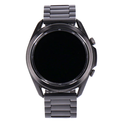 Galaxy Watch3 45mm Titanium Mystic Black Titaniumgehäuse Schwarz, Edelstahlarmband Schwarz