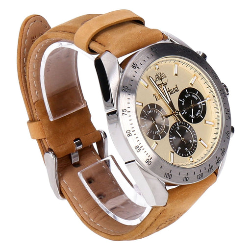 Produktbild Quarzuhr - Timberland CARRIGAN GF00098 Armbanduhr Edelstahl/Leder