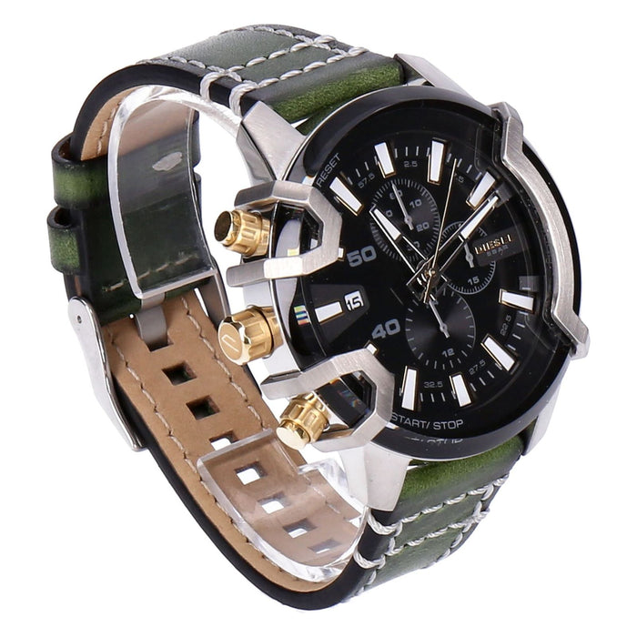 Diesel Griffed Herren Chronograph silber
