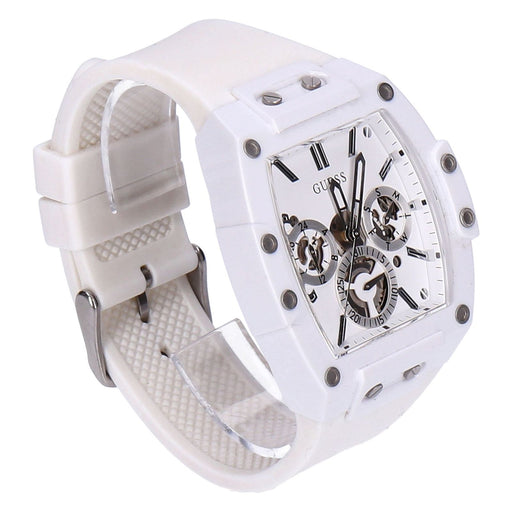Produktbild Quarzuhr - GUESS PHOENIX GW0203G2 Multifunktionsuhr mit Silikon Armband Weiß
