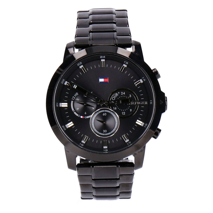 Tommy Hilfiger Jason Quarzuhr für Herren schwarz Edelstahl