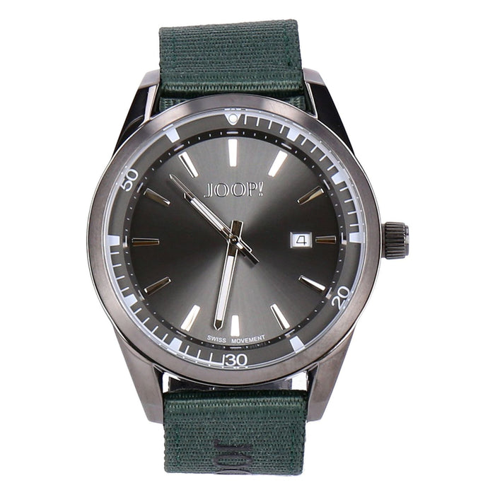 Joop! Quarzuhr für Herren Textilarmband grün