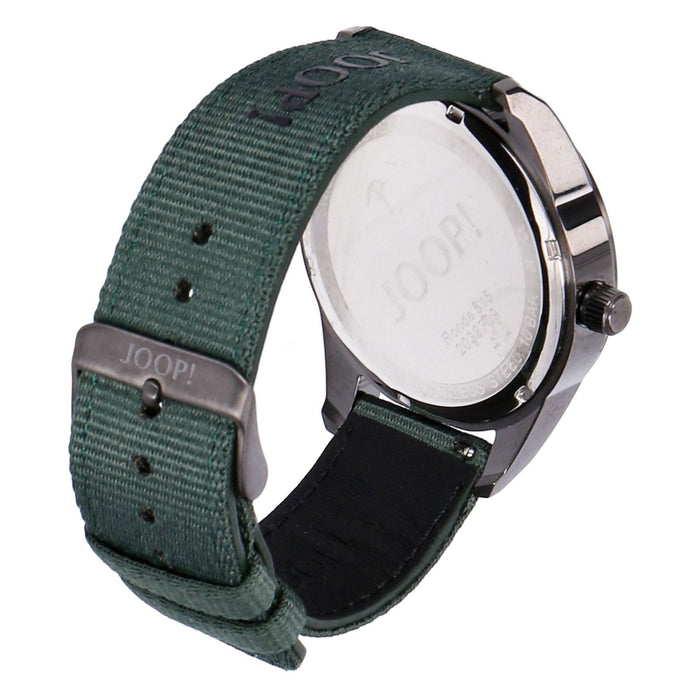 Joop! Quarzuhr für Herren Textilarmband grün