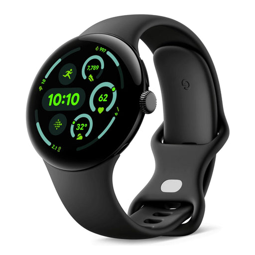 Produktbild Fitnessuhr - Google Pixel Watch 3 LTE 45mm Matte Black Sportarmband Obsidian