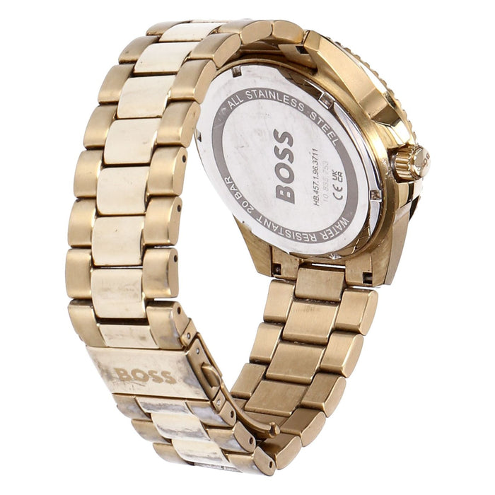 HUGO BOSS Ace Herren Quarzuhr goldfarben