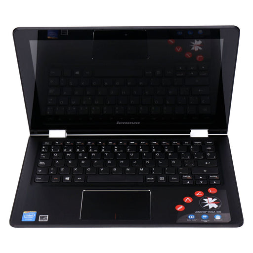 Produktbild Convertible Notebook - Lenovo YOGA 300-11IBY weiß QWERTY ESP