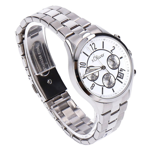 Produktbild Quarzuhr - s.Oliver Armbanduhr Damen Analog Edelstahl