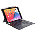 DEQSTER Rugged Touch Keyboard Folio für iPad 10.2 Tastatur Hülle