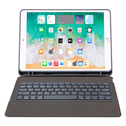 Produktbild iPad-Tastatur - DEQSTER Slim Keyboard 2 für iPad 10.2 Tastatur Hülle - Bluetooth - QWERTZ Layout