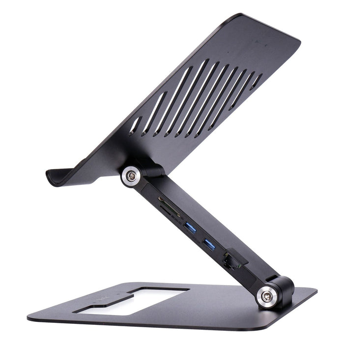 Port Connect USB-C-Dockingstation 2-in-1 mit Ständ