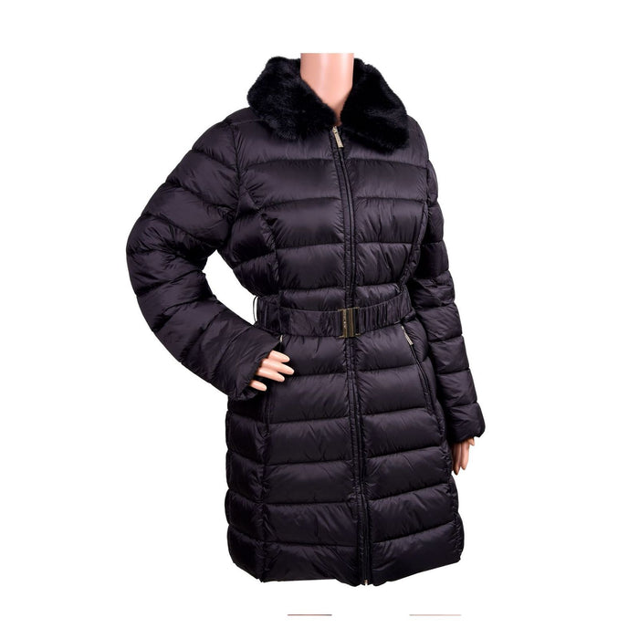 Michael Kors Wintermantel schwarz Slim Fit Damen L