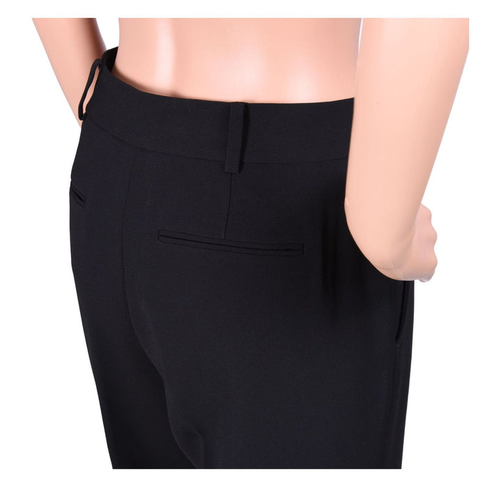Michael Kors Bundfaltenhose mit geradem Bein schwarz Damen 4