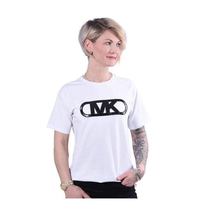 Michael Kors T-Shirt Loose Fit weiss Damen  XS