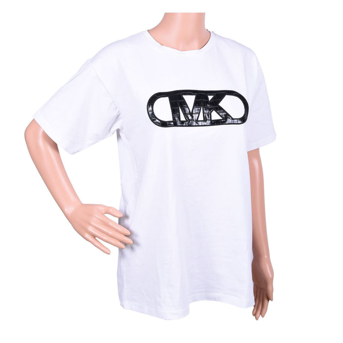Michael Kors T-Shirt Loose Fit weiss Damen  XL