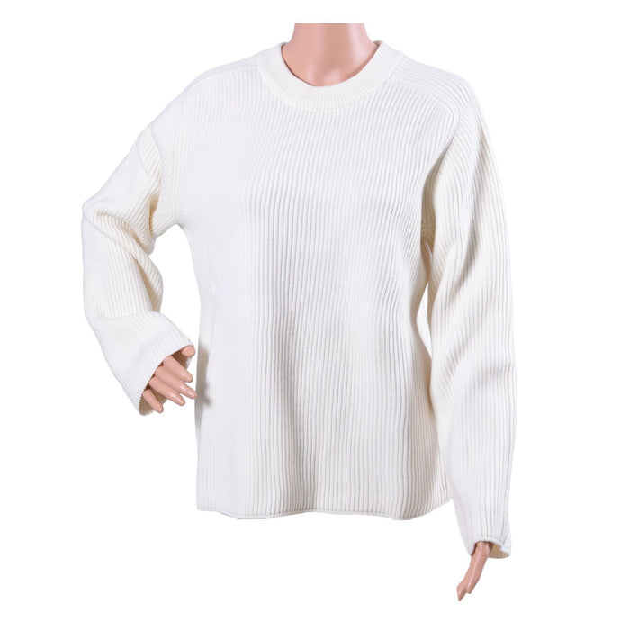 Michael Kors Ribbed Wool Sweater Pearl Heather Damen M