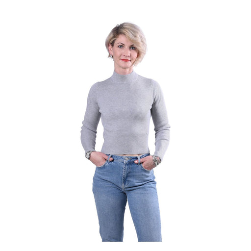 Produktbild Rollkragenpullover - Michael Kors Rollkragen Pullover halb Slim Fit grau Damen M