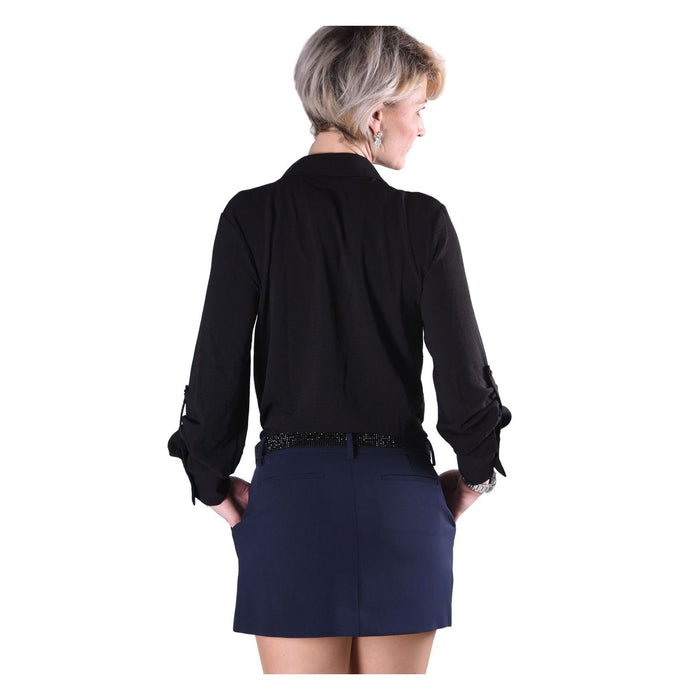 Michael Kors Minirock aus Krepp Admiral Damen  6