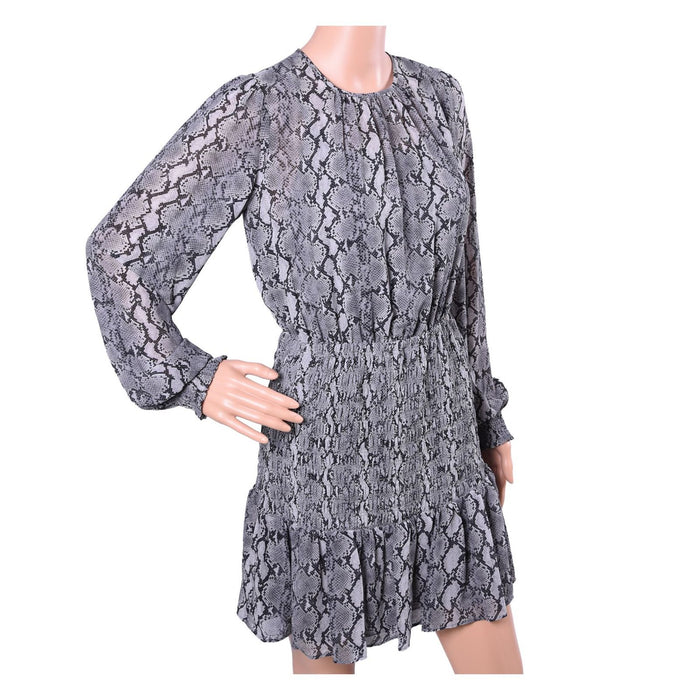 Michael Kors Kleid LS Mock Slim Fit grau Damen  M