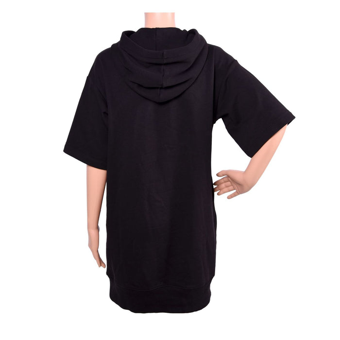 Michael Kors Kapuzenkleid aus Baumwolle schwarz Damen L