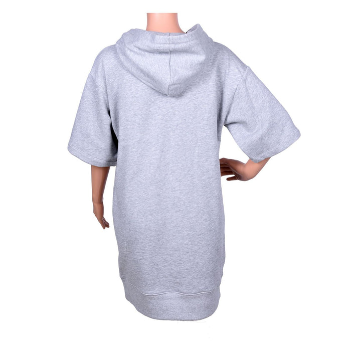 Michael Kors Kapuzenkleid aus Baumwolle grau Damen XL