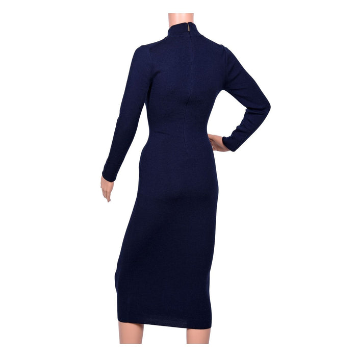 Michael Kors Strickkleid glatt blau Damen  S