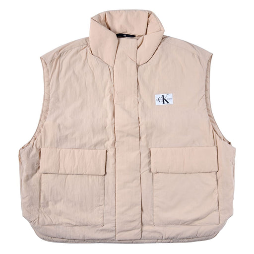Produktbild Kurzweste - Calvin Klein Relaxed Padded Nylon Weste warm sand Damen S