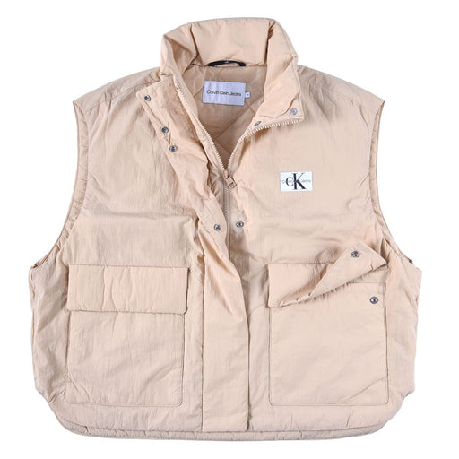 Produktbild Kurzweste - Calvin Klein Relaxed Padded Nylon Weste warm sand Damen L