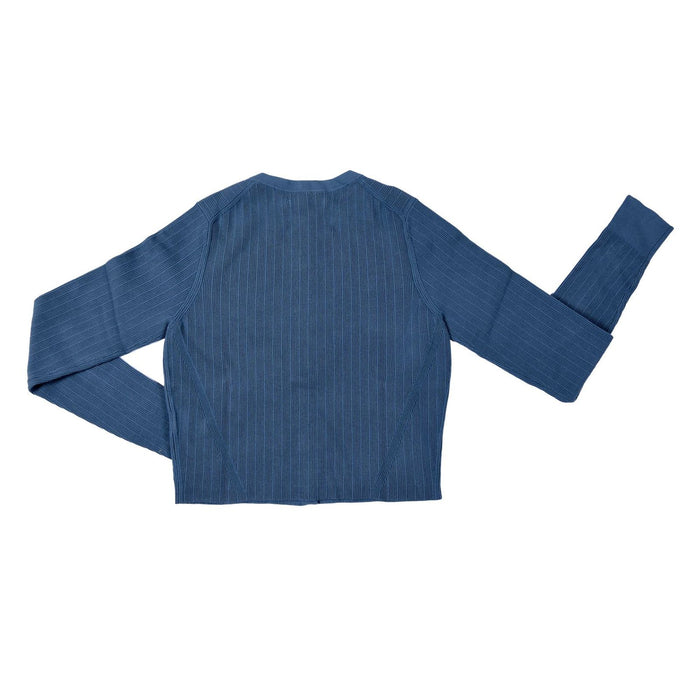 Calvin Klein Strickjacke gerippt türkis Slim Fit Damen XS